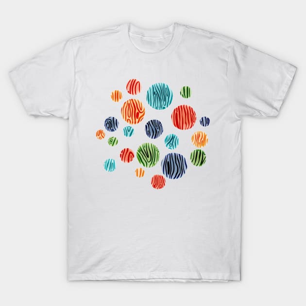 Marbles rainbow T-Shirt by hdesign66